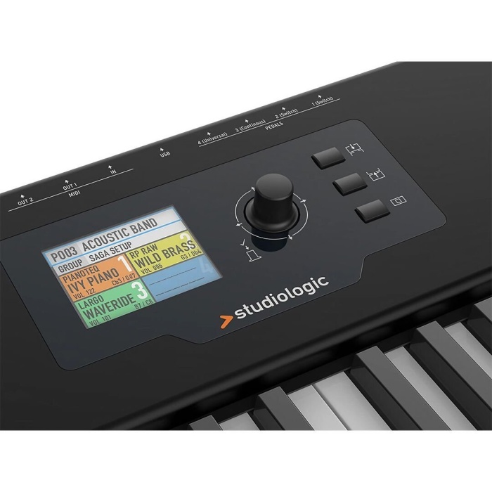 Studiologic By FATAR 10 0012 SL88 Grand MIDI Klavye | Fatar TP/40WOOD Fildişi Hissi Tuşlar